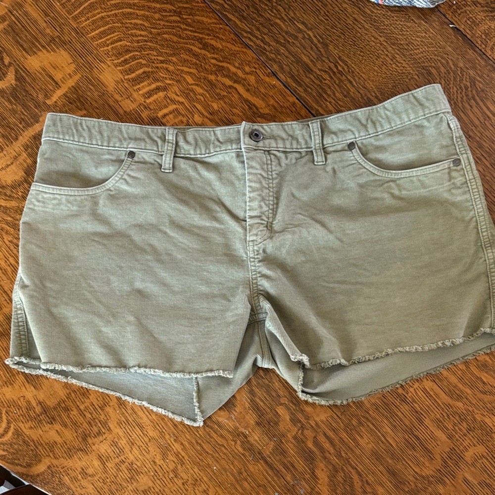 Carve Designs Olive Frayed Hem Jean Shorts